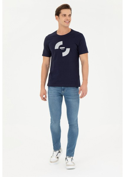 U.s. Polo Assn.bisiklet Yaka Lacivert Erkek T-Shirt Yamo. fiyatları