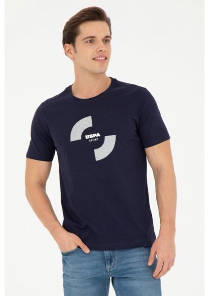 U.s. Polo Assn.bisiklet Yaka Lacivert Erkek T-Shirt Yamo. fırsatları