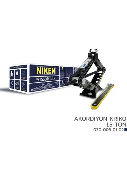 Akordiyon Cırcırlı Kriko 1.5 T Niken