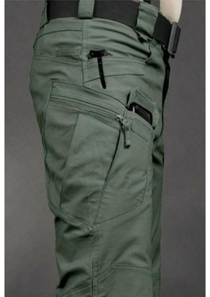 Taktik Pantolon Erkek Rahat Su Itici Terletmez Dayanıklı 4 Mevsim Haki