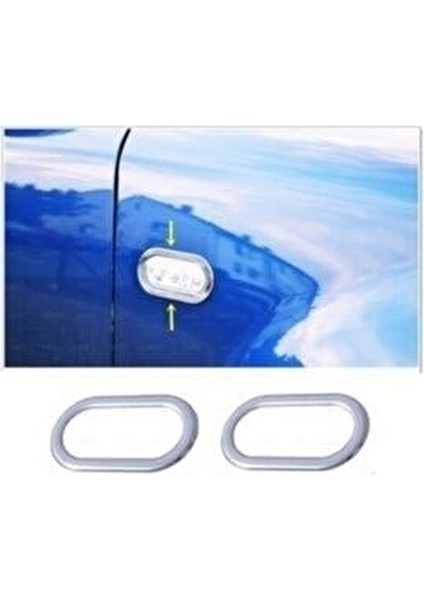 Seat Leon Mk 1 ve Mk 2 1999 - 2012 Krom Sinyal Çerçevesi Paslanmaz Çelik
