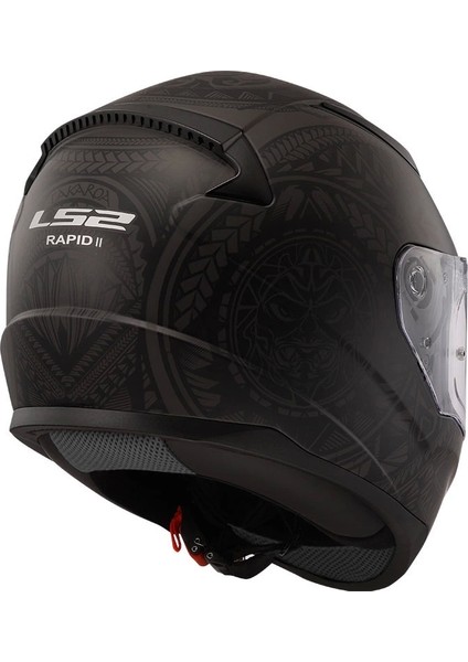 Rapıd 2 Takaroa Mat Siyah Kask modelleri