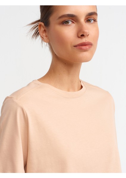 30740 Pamuklu T-Shirt-Bej fırsatları