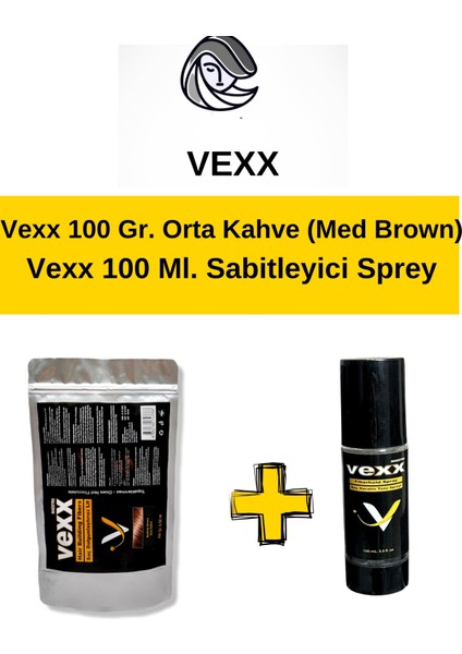 Vexx 100 gr Saç Tozu + 100 ml Sabitleyici Sprey Set