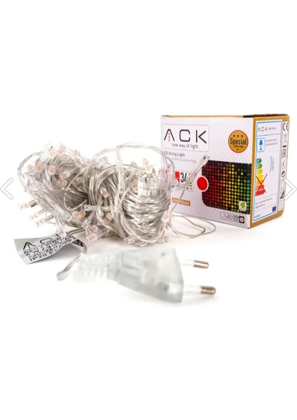 Ack 10 Metre 100 Ledli LED Işık Yılbaşı Ağacı Işığı Dekoratif LED Işık Süsleme