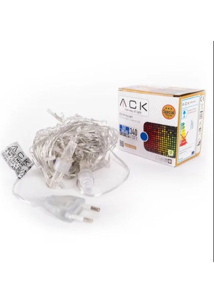Ack 10 Metre 100 Ledli LED Işık Yılbaşı Ağacı Işığı Dekoratif LED Işık Süsleme