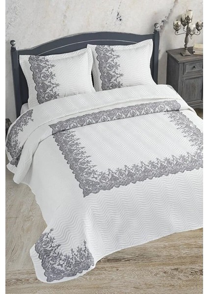 Çift Kişilik Microfiber Kapitone Yatak Örtüsü