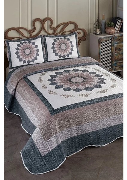 Çift Kişilik Microfiber Kapitone Yatak Örtüsü