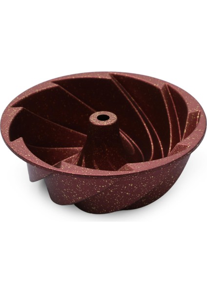 Hanımeli Döküm Kek Turta Kalıbı Bakır Renk 26CM