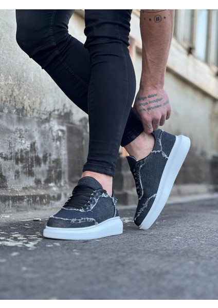 WG018 Gri Kot Erkek Casual Ayakkabı