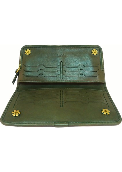 Unisex El Yapımı Hakiki Deri Telefon, Bozuk Para ve Kartlık Bölmeli Cüzdan Arta fiyatları