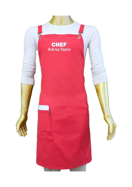 Mutfakta Moda Özel Mutfak Aşçı Önlüğü / Özel Su ve Leke Tutmaz Kumaş Profesyonel Master Chef Önlüğü