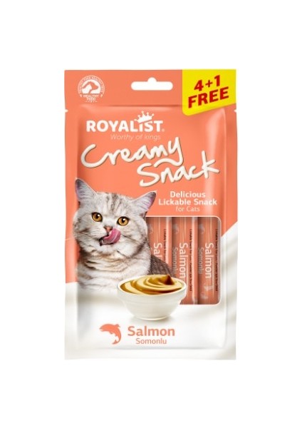 Royalist Creamy Snack Somon 5X15GR