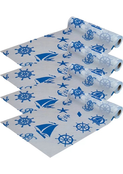 Tek Kullanımlık Masa Örtüsü Deniz - 100X80CM - 4 Rulo