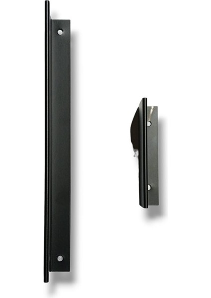 42*20 cm 100 mm Mat Siyah Kulp