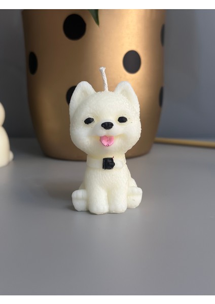 Chemdle Köpek Model Dekoratif Mum