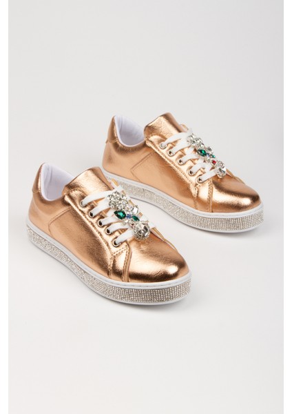 Kadın Taş Detay Sneakers Rose