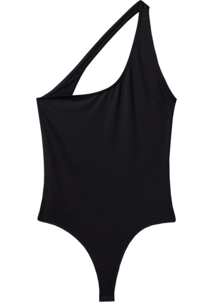 Asimetrik Açık Sırtlı Body