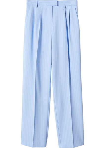 Tebeşir Çizgili Düz Pantolon indirimleri