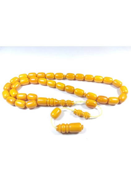 Emine Rişvani Usta Eseri Sikkeli Çift Zımpara Çift Cilalı Sıkma Kehribar Sertifikalı 4411