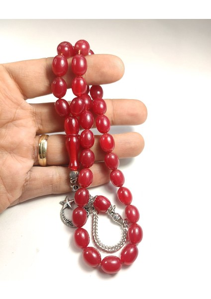 Gümüş Kaplama Püsküllü Çift Zımpara Çift Cilalı Sıkma Kehribar Sertifikalı 4386 fırsatları