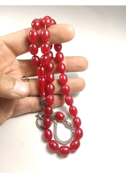 Gümüş Kaplama Püsküllü Çift Zımpara Çift Cilalı Sıkma Kehribar Sertifikalı 4386 indirimleri