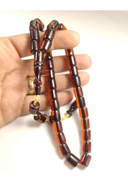 Muhammed Dabbas Usta Eseri (Imzası Gümüştür) Sıkma Kehribar Sertifikalı 4396 fırsatları