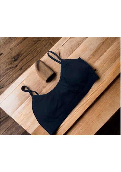 Ip Askı Pamuk Kumaş Pedli Fitilli Büstiyer Sütyen 014 (2 Adet)