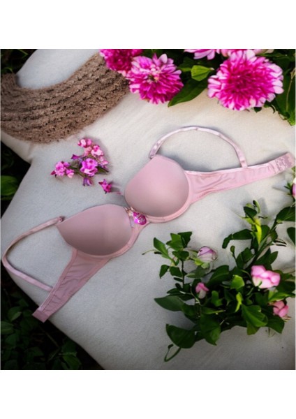 Destekli Süngerli Düz Model Sütyen 007