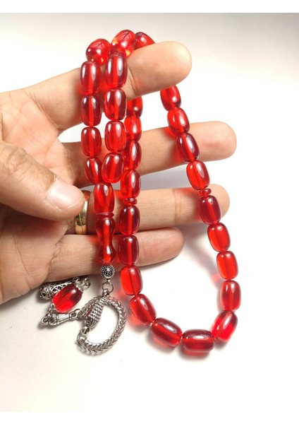 Gümüş Kaplama Püsküllü Alman Zar Kehribar Sertifikalı 4384 indirimleri