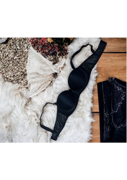 Desteksiz Balenli Straplez Lotus Sütyen 023