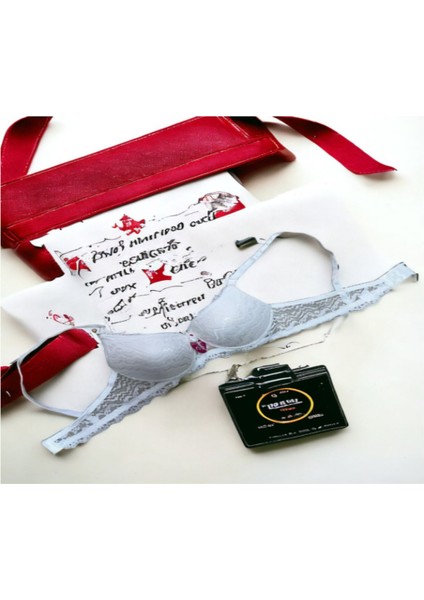 Destekli Balenli Dantel Işlemeli Sütyen 024