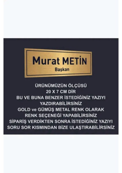 Kişiye Özel Pleksi Yönlendirme Başkan Yazısı Veyaistediğinizyazı fiyatları