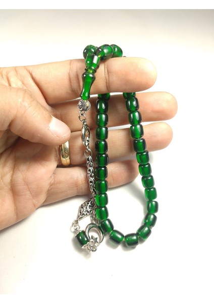 Gümüş Kaplama Püsküllü Çift Zımpara Çift Cilalı Sıkma Kehribar Sertifikalı 4351 indirimleri