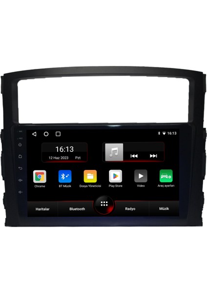 Mitsubishi Pajero Android Carplay Multimedya 2008-2014 4gb Ram + 64GB Hafıza + 8 Çekirdek