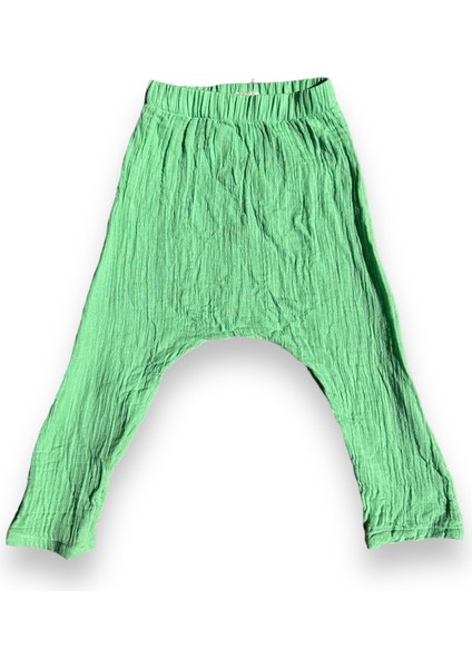 Çift Kat Müslin, Çocuk Müslin Şalvar Pantolon, %100 Pamuk, Beli Lastikli fiyatları