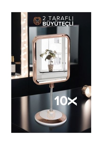 Kornea Store Transformacion 10X Büyüteçli 2 Taraflı Makyaj Aynası 719868