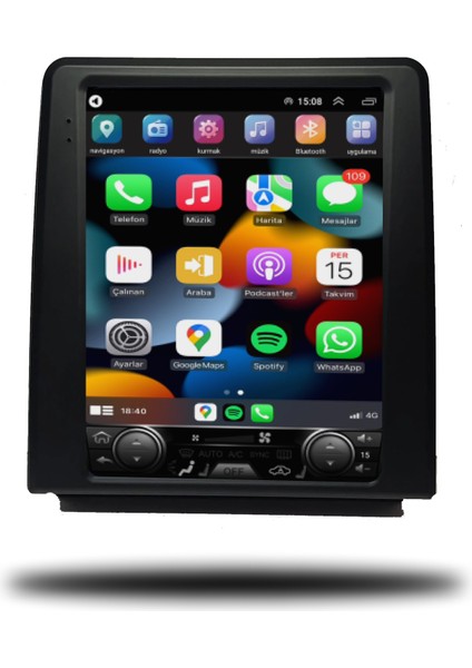 Renault Clio 5 Tesla Ekran Android Carplay Multimedya 2019-2022 4gb Ram - 64GB Hafıza - 8 Çekirdek fiyatları