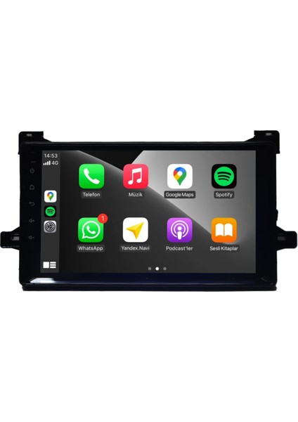 Toyota Prius Android Carplay Multimedya 2010-2016 6gb Ram + 128GB Hafıza + 8 Çekirdek