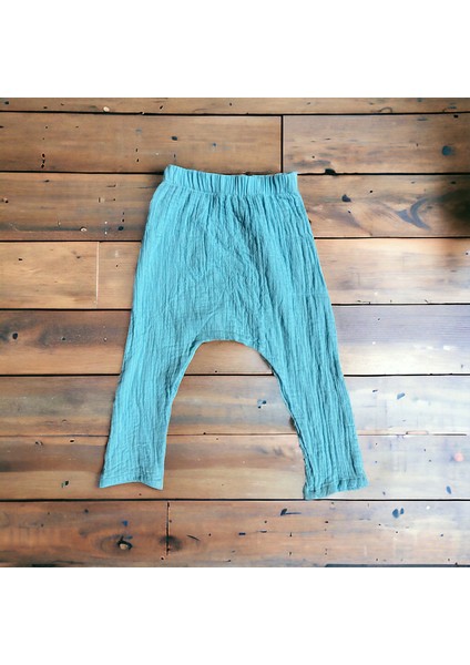 Çift Kat Müslin, Çocuk Müslin Şalvar Pantolon, %100 Pamuk, Beli Lastikli fiyatları