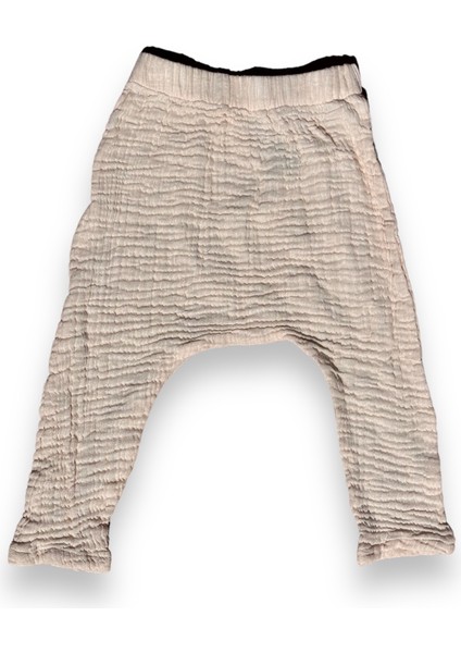 Çift Kat Müslin, Çocuk Müslin Şalvar Pantolon, %100 Pamuk, Beli Lastikli fiyatları