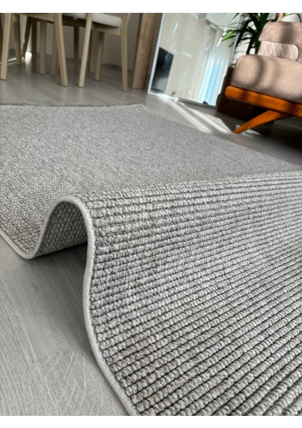 Ribera Gri Yumuşak Dokulu Bukle Halı Kilim Salon Mutfak Koridor Yolluk Dokuma Makine Halısı modelleri