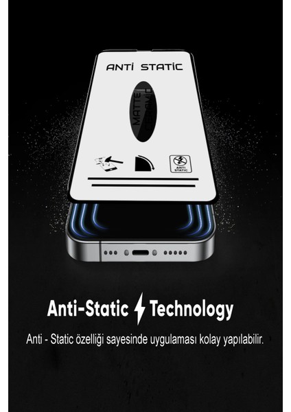 Samsung Galaxy S24 Tam Kaplayan Anti Statik Kırılmayan Mat Seramik Nano Esnek Ekran Koruyucu Cam