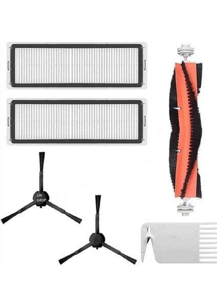 Xiaomi Mop2 Plus STYTJ02ZHM Uyumlu Yedek Fırça Filtre Seti