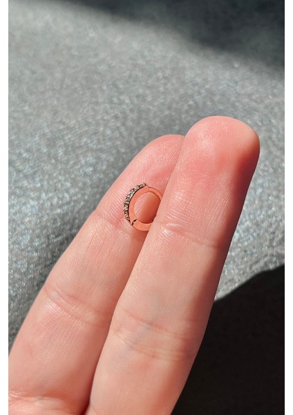 Nature Zirkon Taşlı Rose Gold Renk Halka Piercing fiyatları