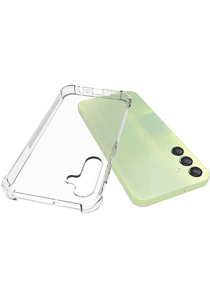 Samsung Galaxy A55 Kılıf Ultra Korumalı Şeffaf Antishock Silikon