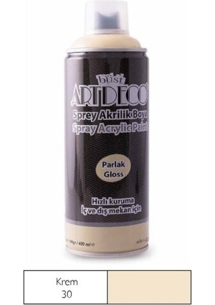 Sprey Akrilik Boya Krem 400ML