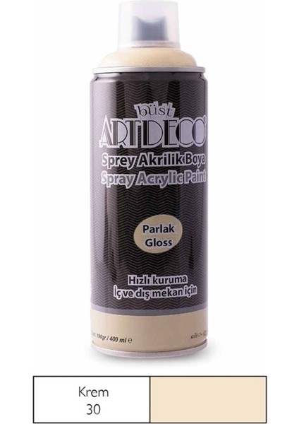 Sprey Akrilik Boya Krem 400ML fiyatları