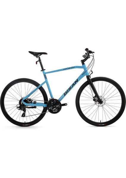 Trx 8400 Altus-24 Trekking Bisikletleri 700C BEBEK Mavisi Siyah 3x9 Vites