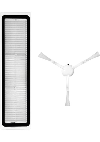 Dreame Bot D10S + Pro 1 Hepa Filtre 1 Beyaz Yan Fırça